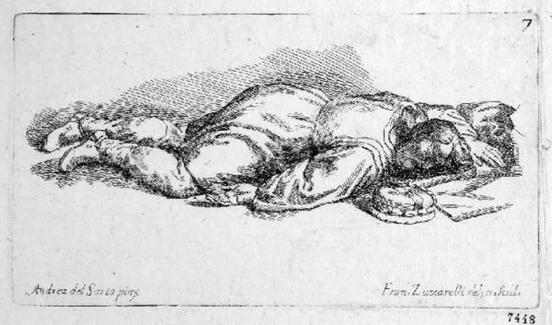 Storia dei Padri Serviti dipinta nel monastero dell'Annunciata di Firenze - incisore, Pinacoteca Tosio Martinengo, Brescia